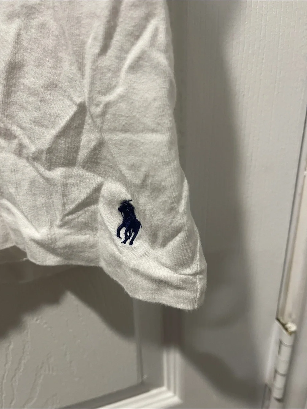 Polo by Ralph Lauren White Tee with Navy Logo